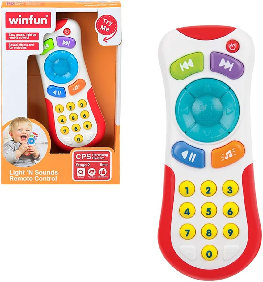 winfun 44722 No Character Il mio primo controller con suoni, multicolore, S Baby Toys Naty Shop