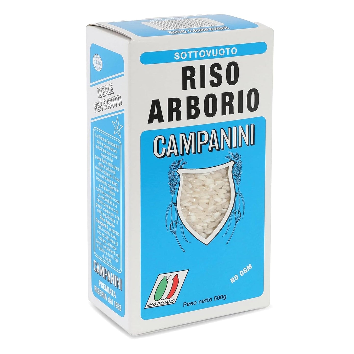 ‎Riso Per Risotti Risera Campanini 500 g – Riso Per Risotti All'Italiana, Riso Arborio Riso, Risotto Cremoso