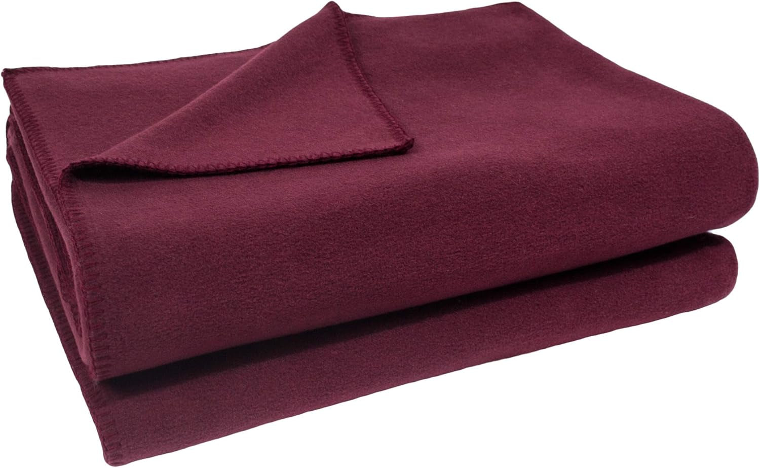 Zoeppritz Decke in Der Farbe: Rot, Aus 65% Poliestere, 35% Viscosa Hergestellt, Dimensione: 160X200 Cm, 103291-235-160X200