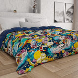 PETTI Artigiani Italiani - Trapunta invernale, Trapunta invernale, Trapunta semplice, Double face, Stampa monocolore e digitale, Microfibra anallergica 100%, Trapunte e trapunte Made in Italy Naty Shop
