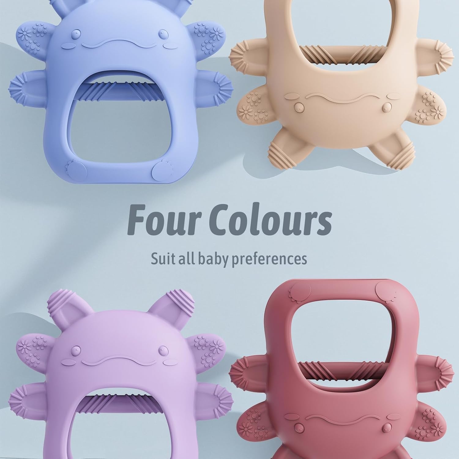 akolik Massaggiagengive per Bambini 0 3 6 9 Mesi Giocattolo per Massaggiagengive e Aiuto BPA Free Massaggiagengive per Bambini Guanti per Dentizione Alimenti Sicuri Regali per Neonati