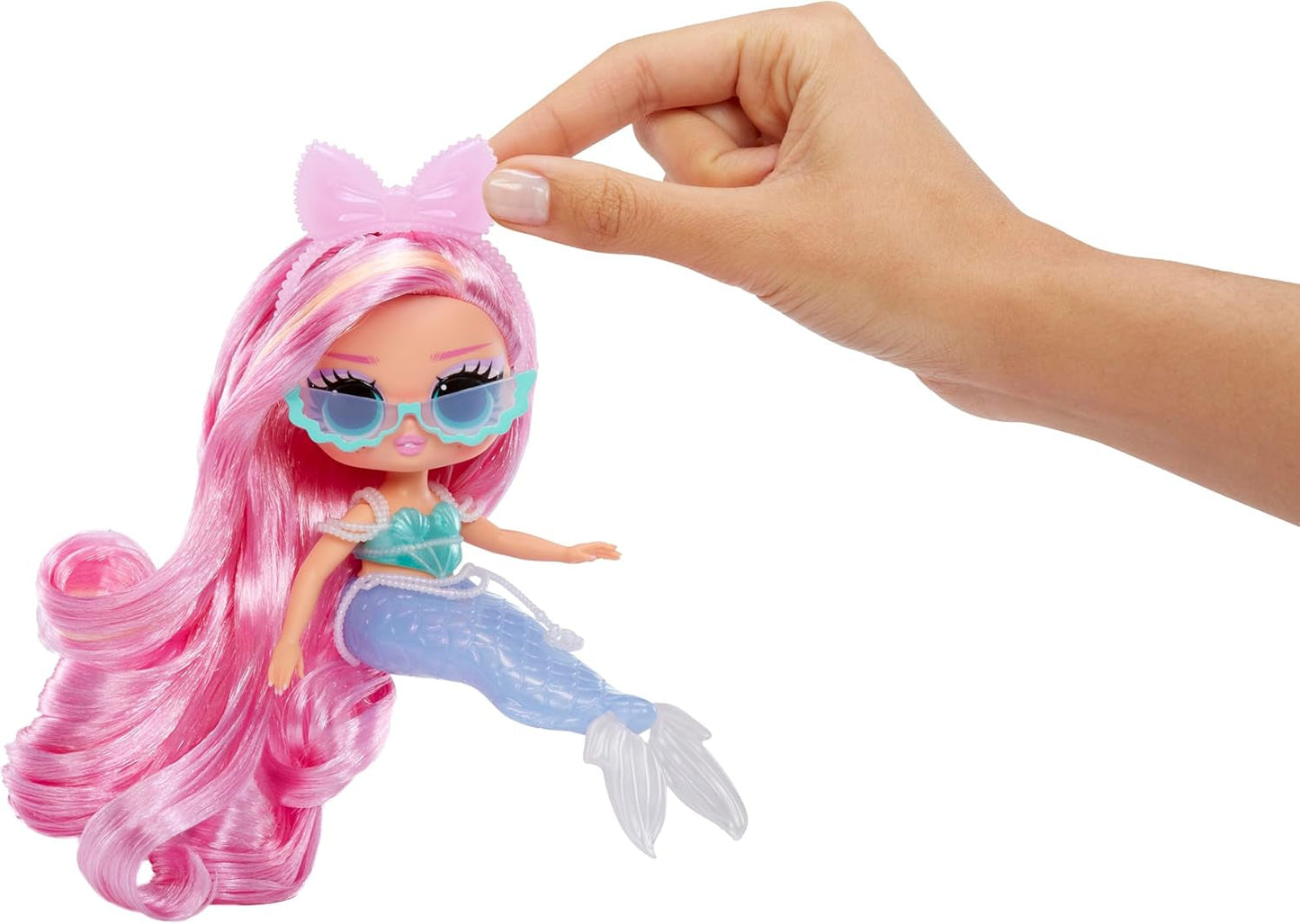 LOL Sorpresa! Tweens - Sirena Lola Waves - Bambola alla moda con coda che cambia colore, pinna mobile e graziosi accessori - Giocattolo per bambini e collezionisti dai 4 anni in su