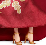 Barbie Signature bambola Capodanno lunare in abito rosso con collezione di peonie dorate JJX83