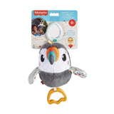 FISHER-PRICE Tucano Flap & Go - Peluche per passeggino che stimola le capacità motorie e sensoriali dei neonati dalla nascita HNX66 Baby Toys Naty Shop