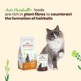 Almo Nature Functional - Anti-boli di pelo - Alimento umido per gatti adulti e maturi - con cuccioli - Combatte la formazione dei boli di pelo - 70 g (confezione da 30)