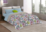 Fantasy T-Fa-Hypnotic-1P Trapunta invernale, Microfibra, Hypnotic, 170X260Cm Trapunte e Trapunte Naty Shop Cerchi Astratti 260X260 Cm