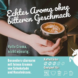 Arrosto bianco - EINZIG - 1kg - Kaffeebohnen kafeinfrei - 100% Arabica dal Perù - schonend & umweltfreundlich entkoffeiniert - säurearm mit voller Crema - ideal für jede Zubereitungsart