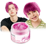 Tintura per capelli temporanea rosa lavabile Cera per capelli temporanea Acconciatura naturale Pomata Colorante Tintura per capelli lavabile per uomo Donna Festa Cosplay Halloween Natale Tintura per capelli Naty Shop Titolo predefinito