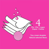 Carta igienica Renova 4 strati bianca decorata profumata - 12 rotoli roll Blanco Decorado Perfumado