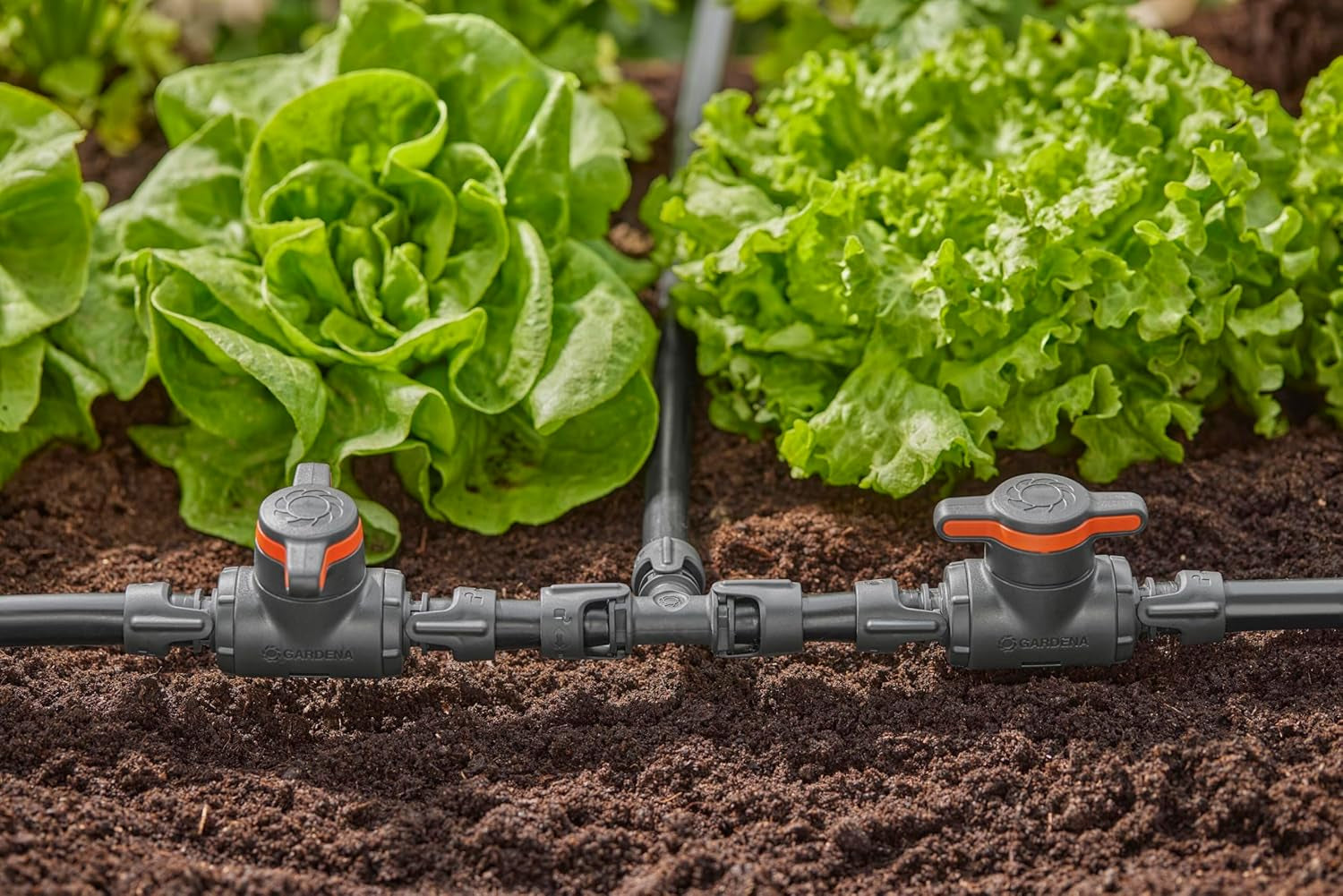 Valvola di regolazione e intercettazione Gardena Micro-Drip-System 13 mm (1/2 pollice): semplice chiusura dei tubi e regolazione continua del flusso d'acqua, accessorio per la posa dei tubi gocciolanti (13207-20)