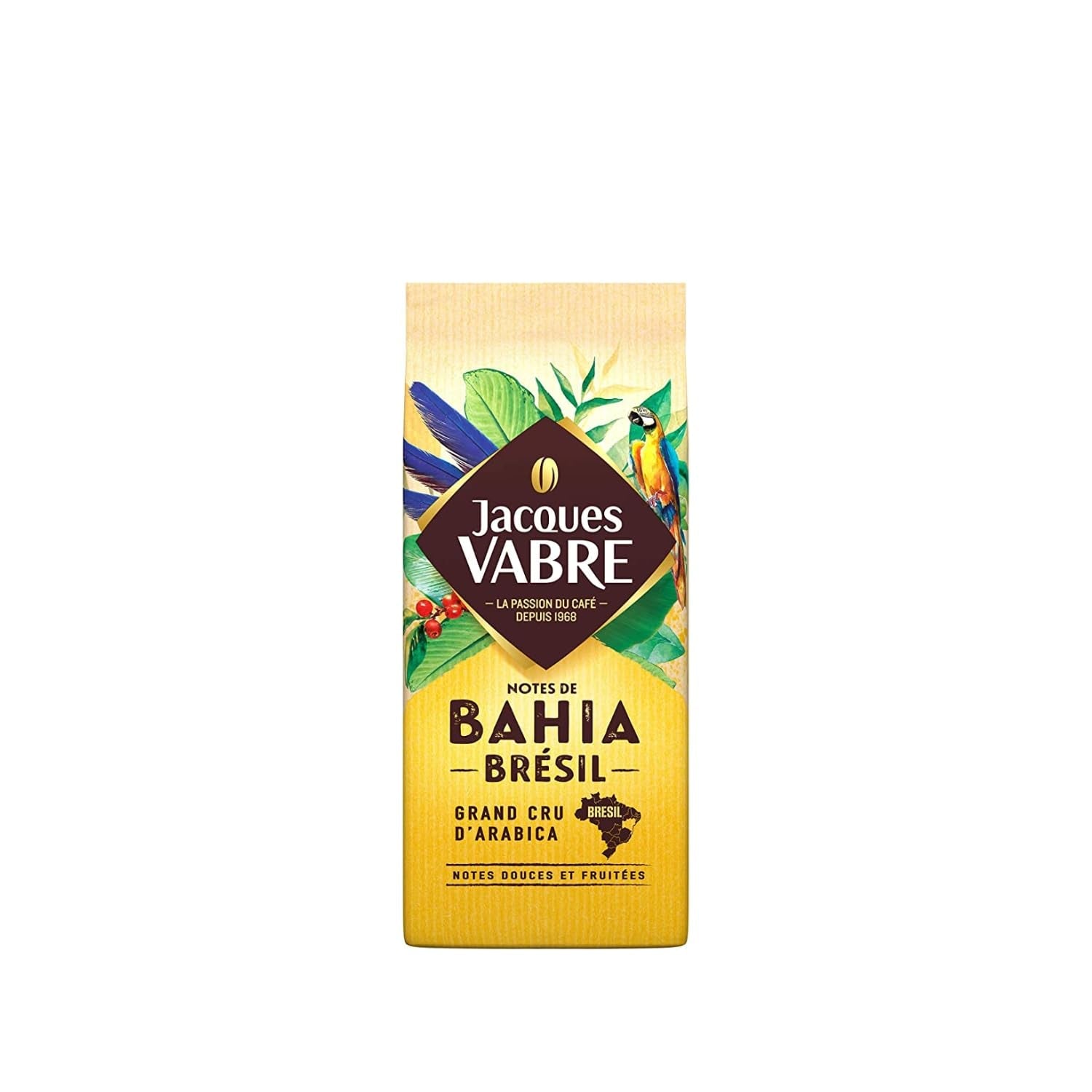 Caffè in grani di pura Arabica di Bahia, Brasile - JACQUES VABRE - 250 g