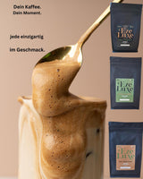 Caffè Espresso Noire Elegance 500g – 50% Arabica e 50% Robusta dal Brasile e dall'India – tostatura media, forte e cremoso con cioccolato fondente – intensità 8 – incl. macchina per caffè espresso gratuita
