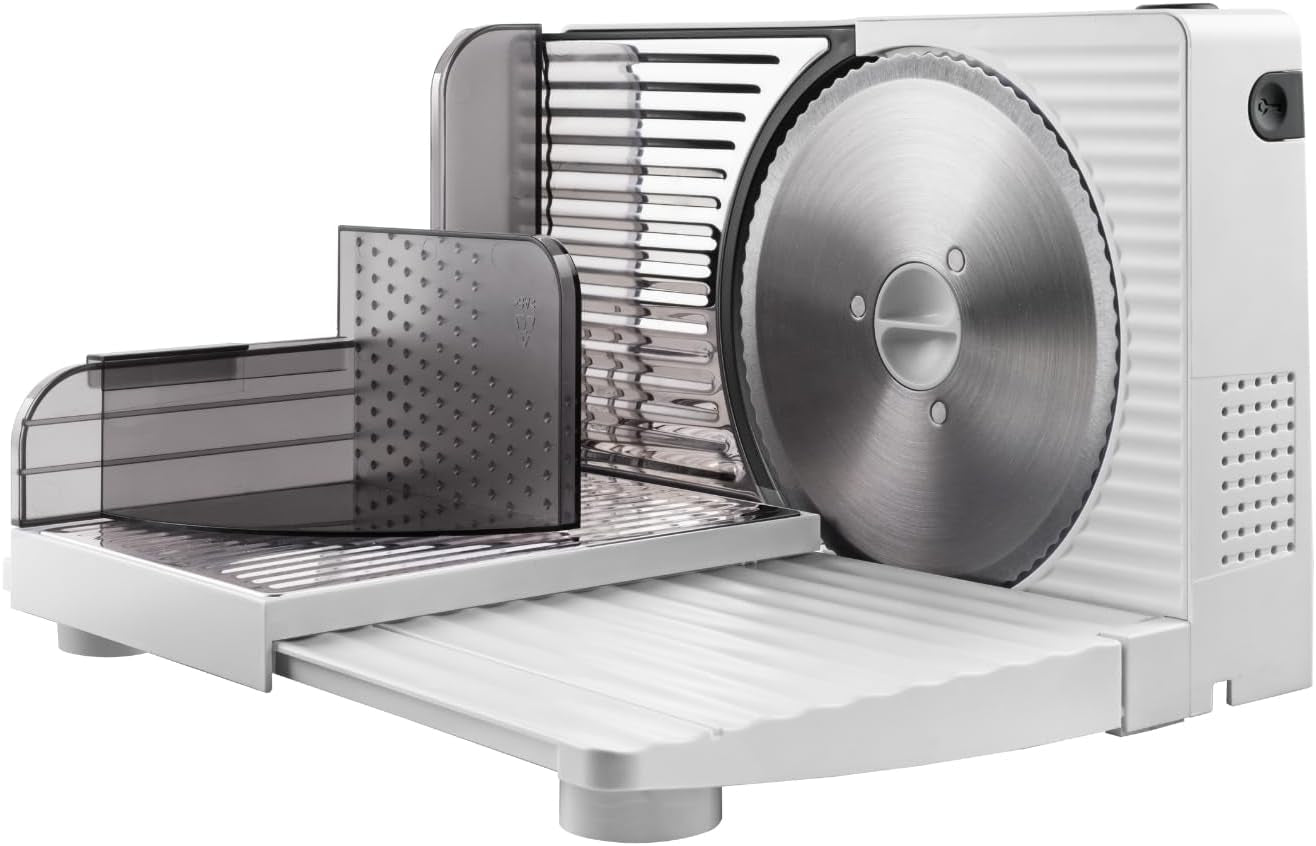 Cutmaster Compact, affettatrice, acciaio inox, 100 W Trituratori e affettatrici Naty Shop Kompakt