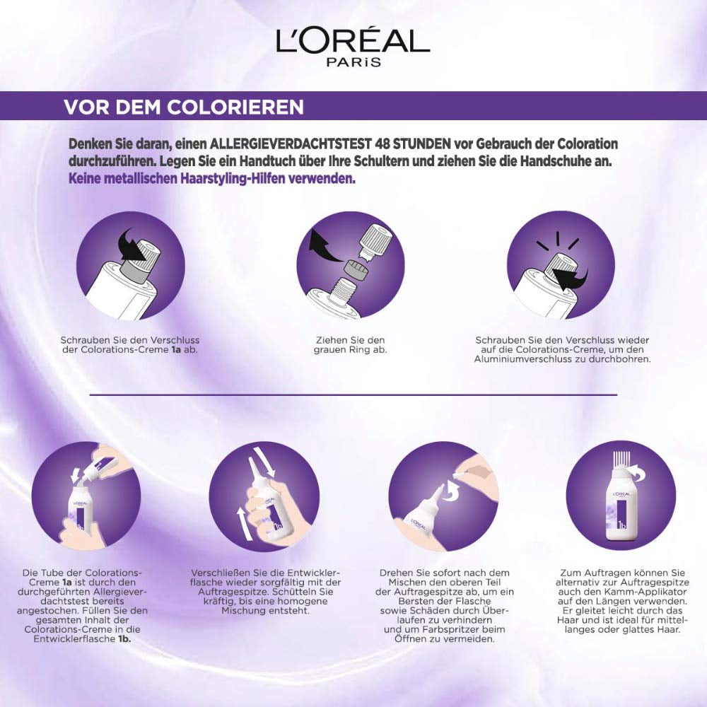 L'Oréal Paris Tintura permanente per capelli con risultato colore ultra cool, copertura del 100% dei capelli grigi, set con colorazione, shampoo e crema curativa, Excellence Cool Creme, N. 7.11 Tintura per capelli biondo medio ultra cool (Blond) Naty Shop