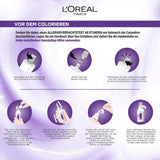 L'Oréal Paris Tintura permanente per capelli con risultato colore ultra cool, copertura del 100% dei capelli grigi, set con colorazione, shampoo e crema curativa, Excellence Cool Creme, N. 7.11 Tintura per capelli biondo medio ultra cool (Blond) Naty Shop