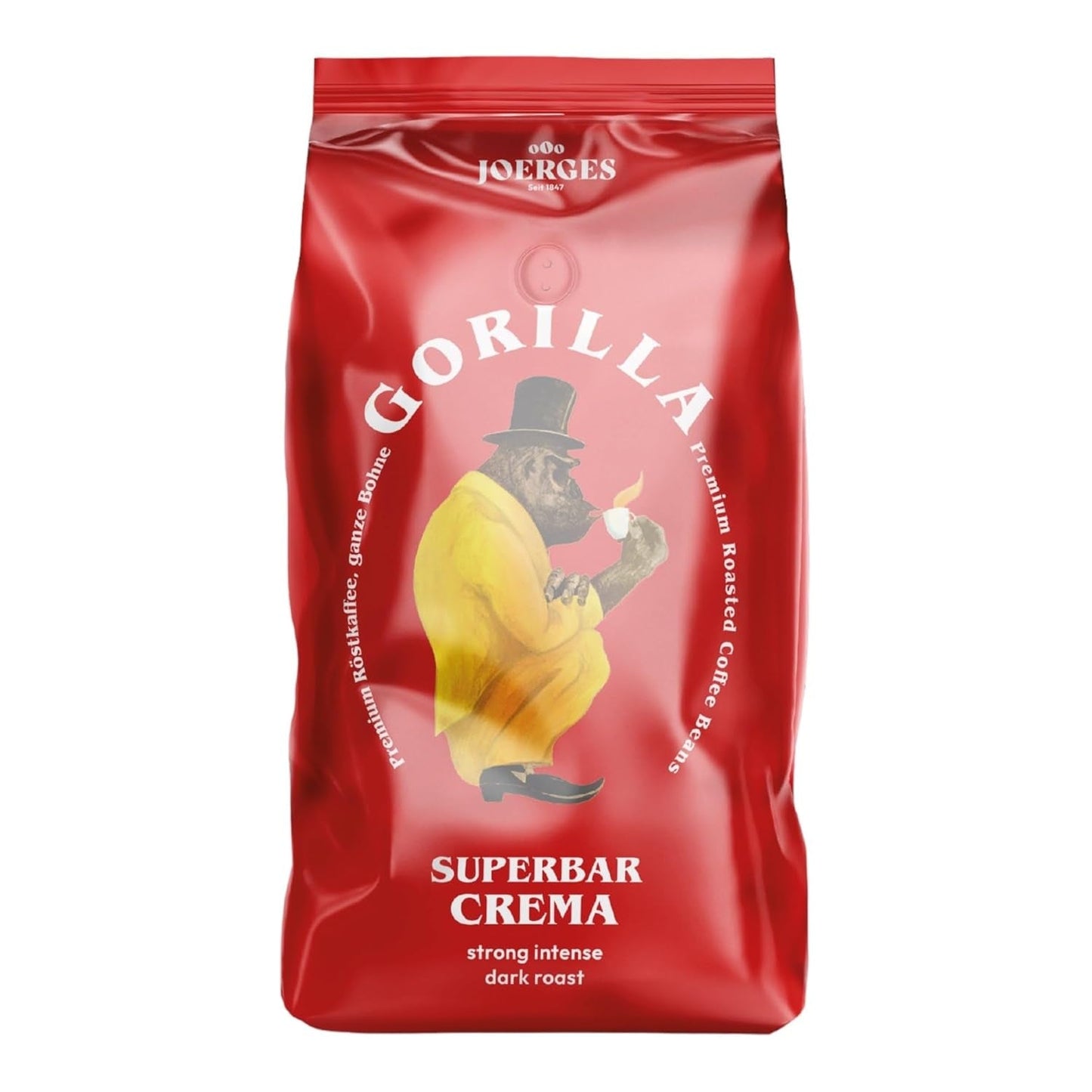 Gorilla Espresso Super Bar Cream 12 x 1kg, chicchi di caffè
