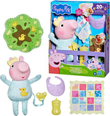 Peppa Pig bambola interattiva Evie da 28 cm con 20 suoni e molte funzioni, set di giocattoli per bambini dai 3 anni in su