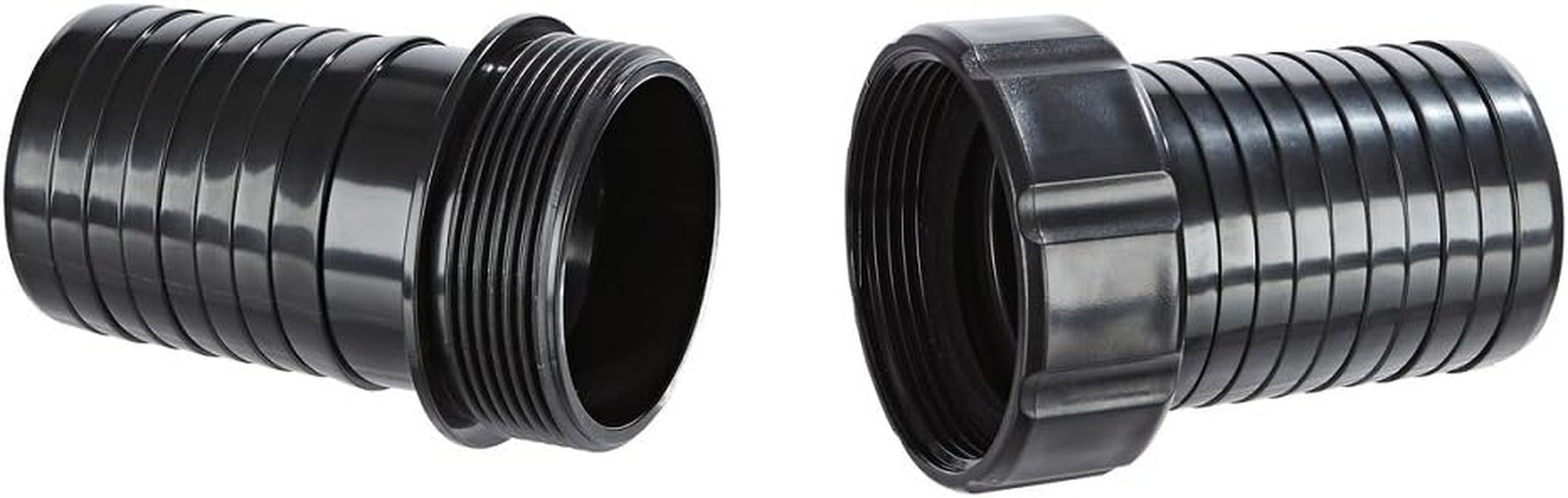 Raccordo per tubo Oase 2", nero - realizzato in materiale PVC, per collegare tubi da 2", diametro 50 cm