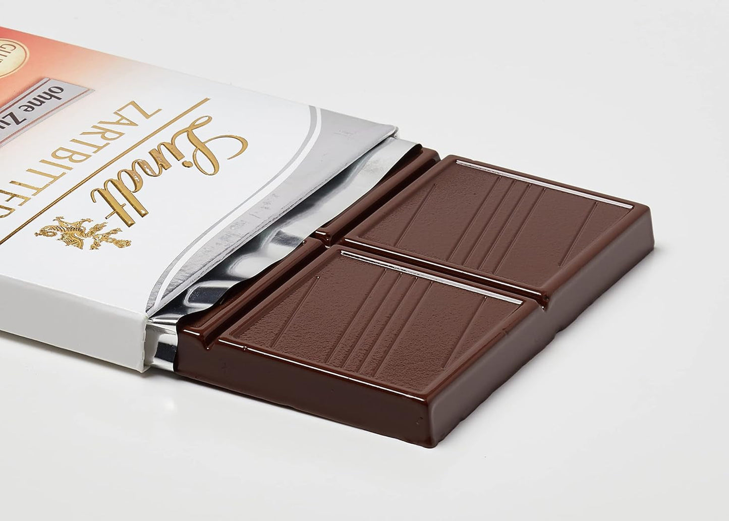 Cioccolato fondente senza zuccheri aggiunti | Tablet 100g | I migliori con il 55% di cacao, senza glutine | Chocolate bar | Set regalo al cioccolato (confezione da 4)