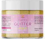 Goodbake Happy Glitter Gold - Glitter alimentari commestibili, 10 grammi Glitter Naty Shop Gold
