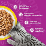 WHISKAS Alimento umido per gatti in gelatina 120 x 85g Selezione di pollame