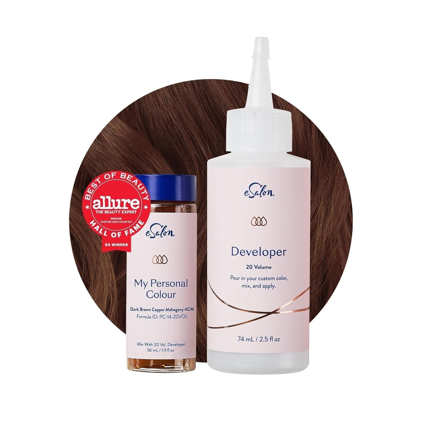 Set Tintura Permanente Per Capelli Copertura Del Grigio Al 100% Colorazione Domestica 0% Ammoniaca Tinture Per Capelli Tinture Per Capelli Multidimensionali Tinture Per Capelli Professionali Naty Shop Tintura Per Capelli Marrone Scuro Rame Mogano 4Cm