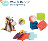 B. Toys Set di giocattoli per bambini con peluche Zebra, anello per la dentizione, mattoncini morbidi e palline - Set regalo di giocattoli di motricità per neonati a partire da 0 mesi Giocattoli per bambini Naty Shop