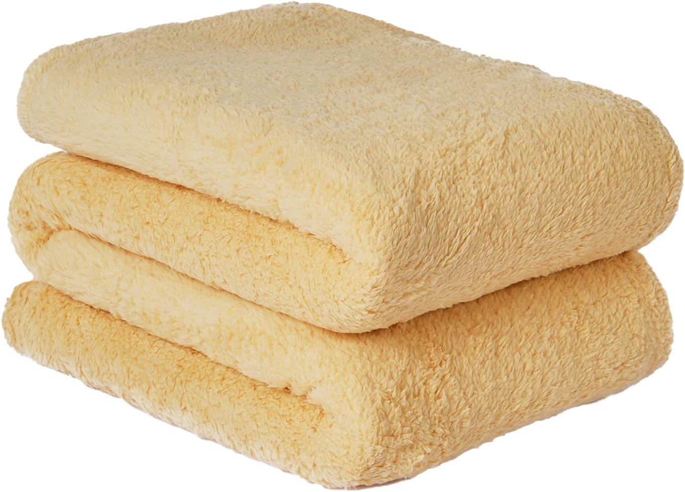 Brentford's Teddy Coperta in Pile Coperta da Letto Grande Peluche Super Morbida e Calda Copriletto per Divano Letto Nero - 150 X 200 Cm Letti e Coperte Besuche den Brentfords-Store Giallo Ocra 200 X 240 Cm