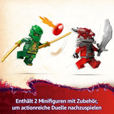 LEGO NINJAGO Lloyd's Action Speedster - Auto giocattolo da costruzione con 2 minifigure per giochi di ruolo, auto giocattolo da costruire per bambini - regalo per ragazzi e ragazze da 7 anni 71828 Set da costruzione Besuche den LEGO-Store
