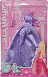 Simba 105723369 - Steffi Love Glamour / Set vestiti per bambole / 3 articoli assortiti / È incluso un solo articolo / Abito da ballo per tutte le bambole da 29 cm / Bambola non inclusa