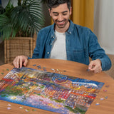 Ravensburger Puzzle 12000884 Sunset Amsterdam - Puzzle da 1000 pezzi per adulti dai 14 anni in su Puzzle Naty Shop