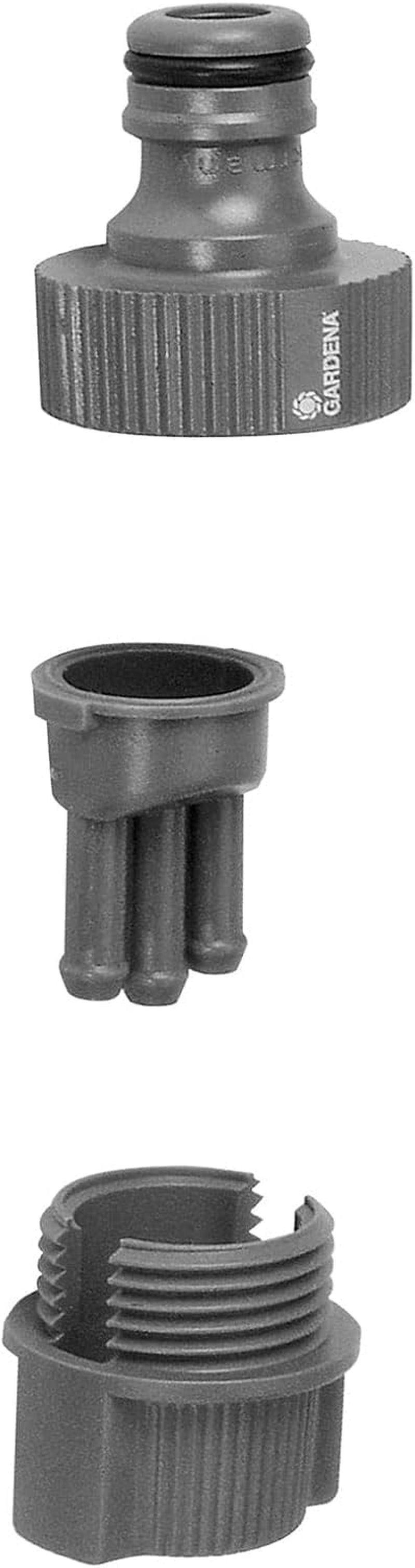 Kit di collegamento tubo irrigatore Gardena: raccordi di collegamento per inizio e fine tubo irrigatore, accessori per articoli (995, 996, 997, 1998, 1999), parti originali del sistema Gardena (5316-20)