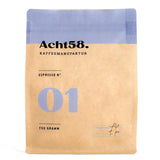 Espresso No. 1 – Miscela classica per espresso con 25% Robusta – Caffè in grani per macchine superautomatiche e portafiltro – grani interi – 750g