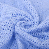 Biancheria da letto per famiglie Coperta cellulare rosa per letto matrimoniale, cotone, copriletto grande, reversibile, leggera, termica, morbida, coperta cellulare tradizionale, trapunte e trapunte 230 x 230 cm Naty Shop Letto singolo blu (180X230 cm)