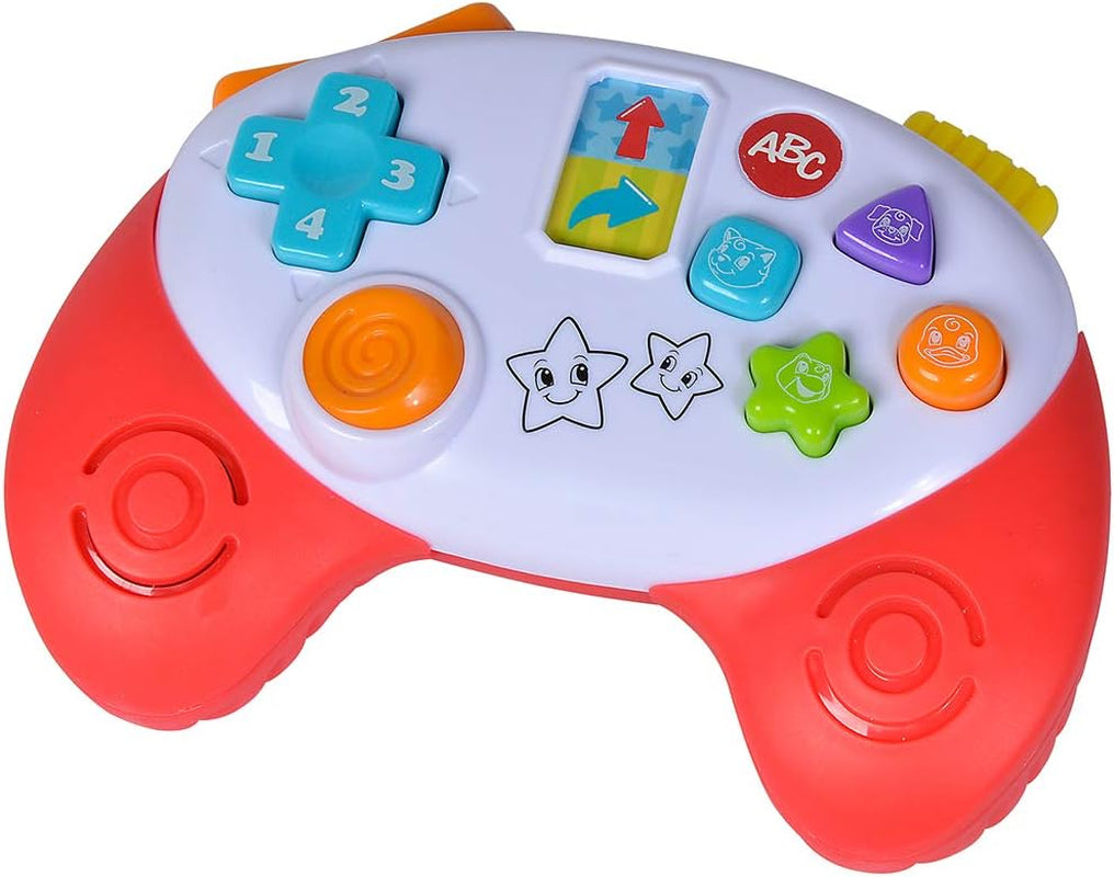 Simba 104010017 - Controller di gioco ABC, giocattolo per bambini, suoni di animali, canzoni, oltre 20 suoni, dai 12 mesi, abilità motorie, console di gioco, giocattolo per bambini, telefono di gioco Bebe Toys Naty Shop Titolo predefinito