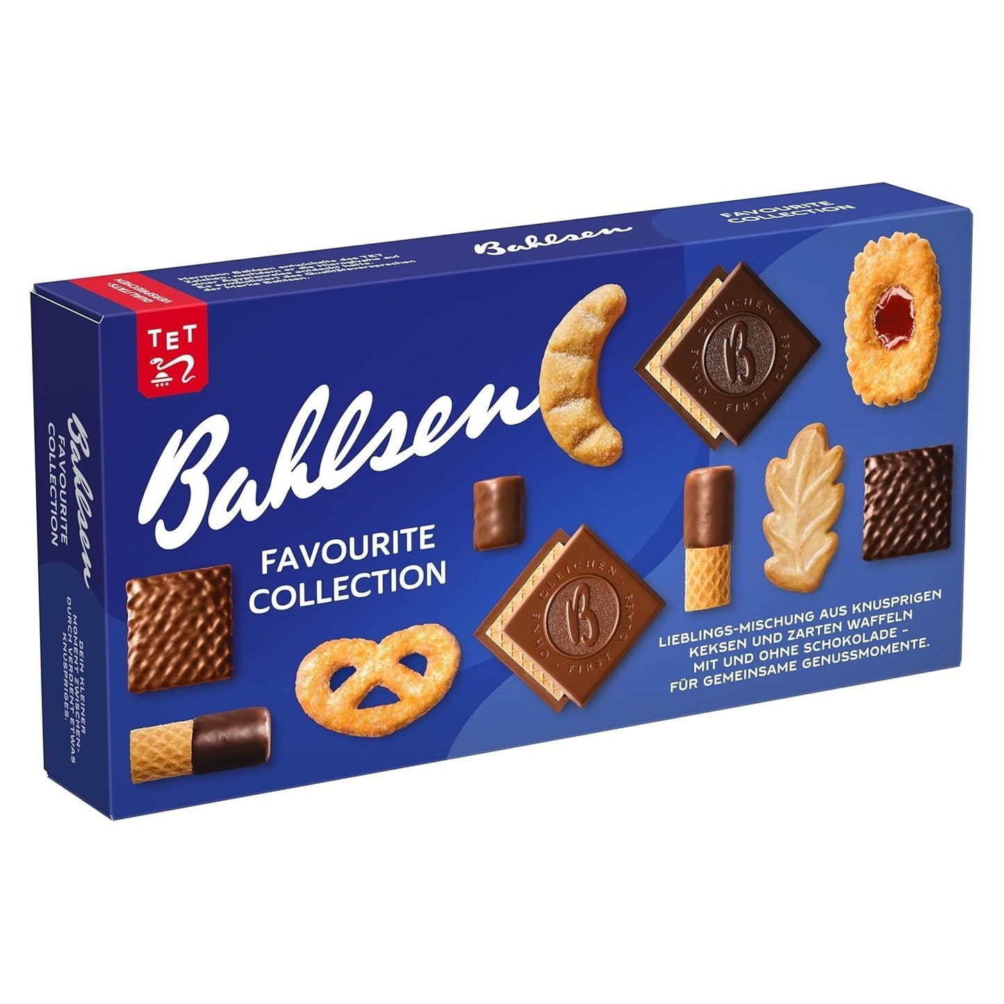 Bahlsen Favorite Collection S Confezione da 6 biscotti croccanti e mix di wafer al cioccolato fondente al latte (6 x 161 g / 966 g)