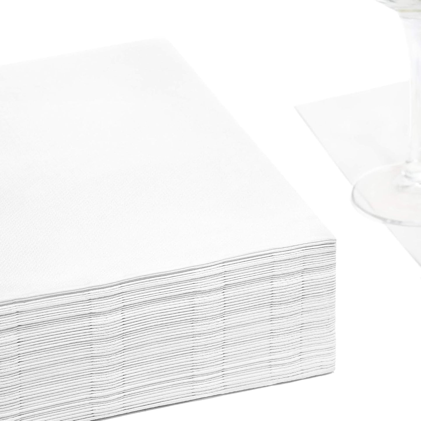 Papstar, 50 tovaglioli "ROYAL Collection" 1/4 pieghe 48 Cm X 48 Cm Bianco, #11577