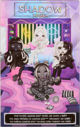 Rainbow High Shadow High Girl's Night Doll - Natasha Zima - bambola fashion da 28 cm nei toni del grigio, capelli bianchi e vestito argento con accessori e pettine - Per collezionisti e bambini dai 6 anni in su