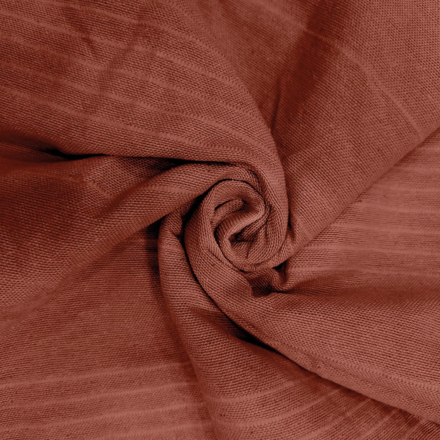 Soleil D'Ocre, Adele, copriletto, copridivano, cotone, rosso mattone, 220 X 240 Cm Letti e coperte Besuche den Soleil d'ocre-Store