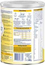 BEBA 2 - Latte di proseguimento dopo 6 mesi, con complesso 5 HMO, contenuto proteico adatto all'età, senza lattosio, senza olio di palma, senza olio di pesce, alimenti per l'infanzia, latte in polvere per bambini, confezione da 3 (3 x 800 g)