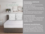 Traumnacht Green Basic Pillow Set composto da due cuscini 80 X 80 Cm, certificato Oeko-Tex, prodotto secondo lo standard di qualità tedesco Naty Shop cuscini standard