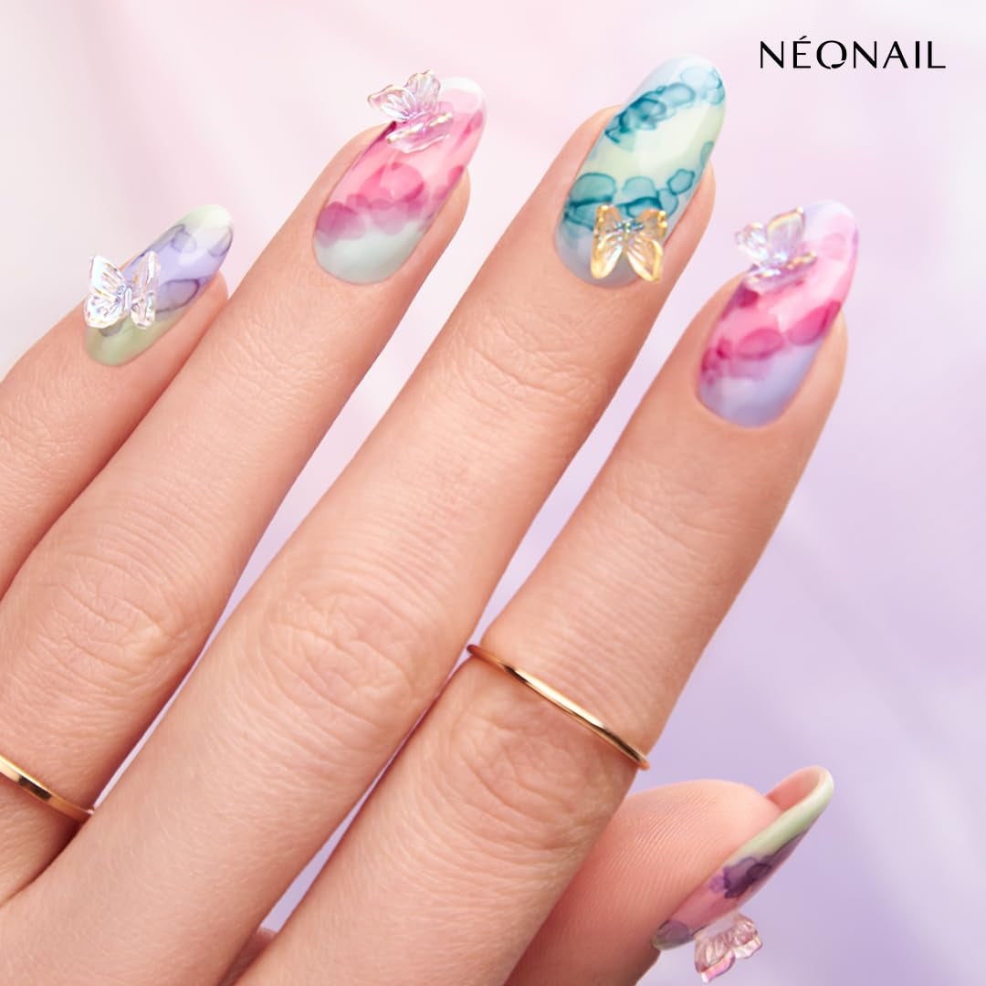 NÉONAIL Decorazione per unghie 3D Nail Art Schmetterlinge - Nail Charms - Nägel Selber Machen - Nails - Nageldesign Accessori - Nailart - Nail Art Zubehör - Nagel Deko - Nagelschmuck - Mehrfarbig