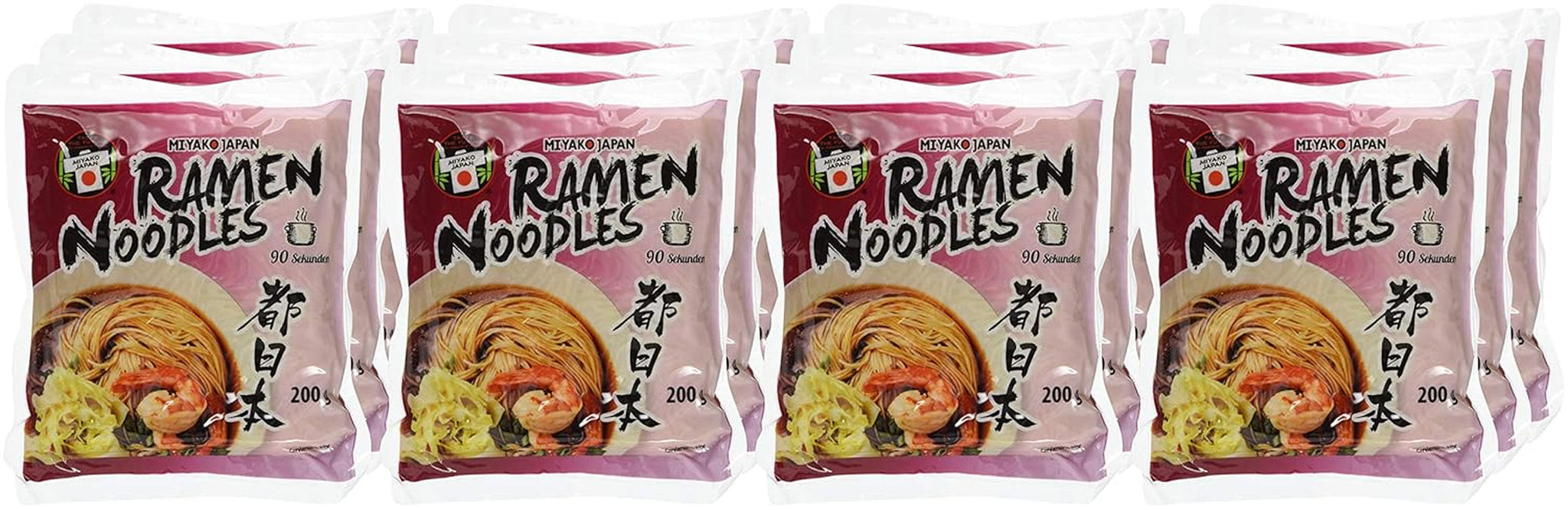 MIYAKO Tagliatelle Ramen in stile giapponese, 200 g