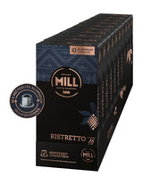 Kaffeekapseln Ristretto, 100 Kapseln für Kapselmaschinen (10x10), 80% alluminio riciclato in Kapselkörper