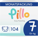 Pannolini Pillo 3 - Scatola da 168 pannolini, 6 pacchi da 28 pannolini cadauna, taglia 3 - Midi (6-10 kg) - Pannolini per neonati