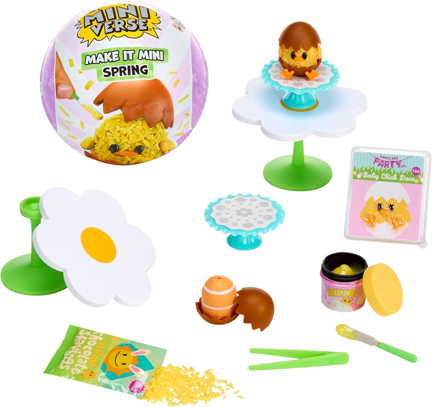 Miniverse di MGA Serie Make It Mini Spring - Oggetti da collezione stagionali in miniatura in resina per fai da te ed esposizione con repliche, ingredienti non commestibili - Per collezionisti e bambini dagli 8 anni in su