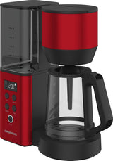Macchina per caffè espresso digitale con filtro GRUNDIG KM8440, rossa, 1000 W, 1,25 litri