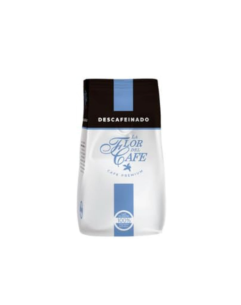 Caffè decaffeinato in grani Flor del Café – 500 g | Leggermente decaffeinato | 100% Arabica | Confezione da 20 bustine
