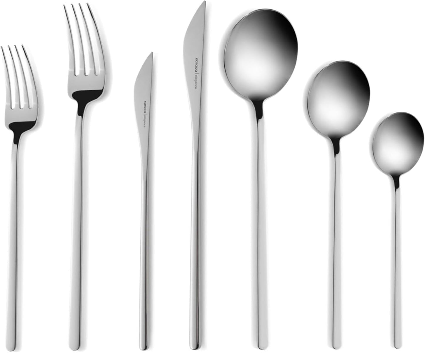 Karaca Focus Elegance, set posate 84 pezzi, 12 persone Kitchen Naty Shop