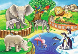 Ravensburger Puzzle per bambini - 07602 Animali allo Zoo - Puzzle per bambini dai 3 anni, con 2X12 pezzi Puzzle Naty Shop